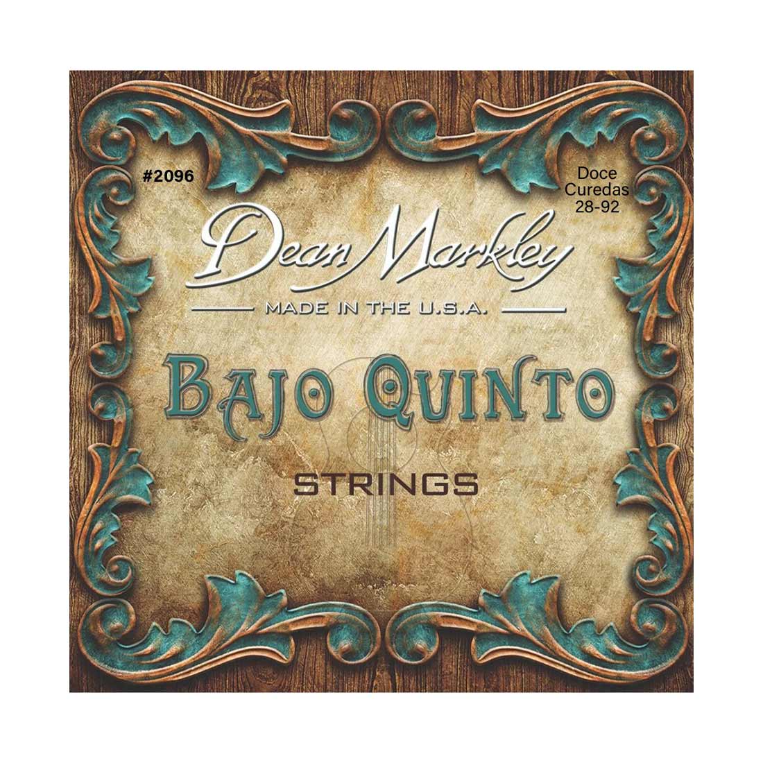 Dean Markley 2096 Bajo Sexto Doce Cuerdas Strings 28-92