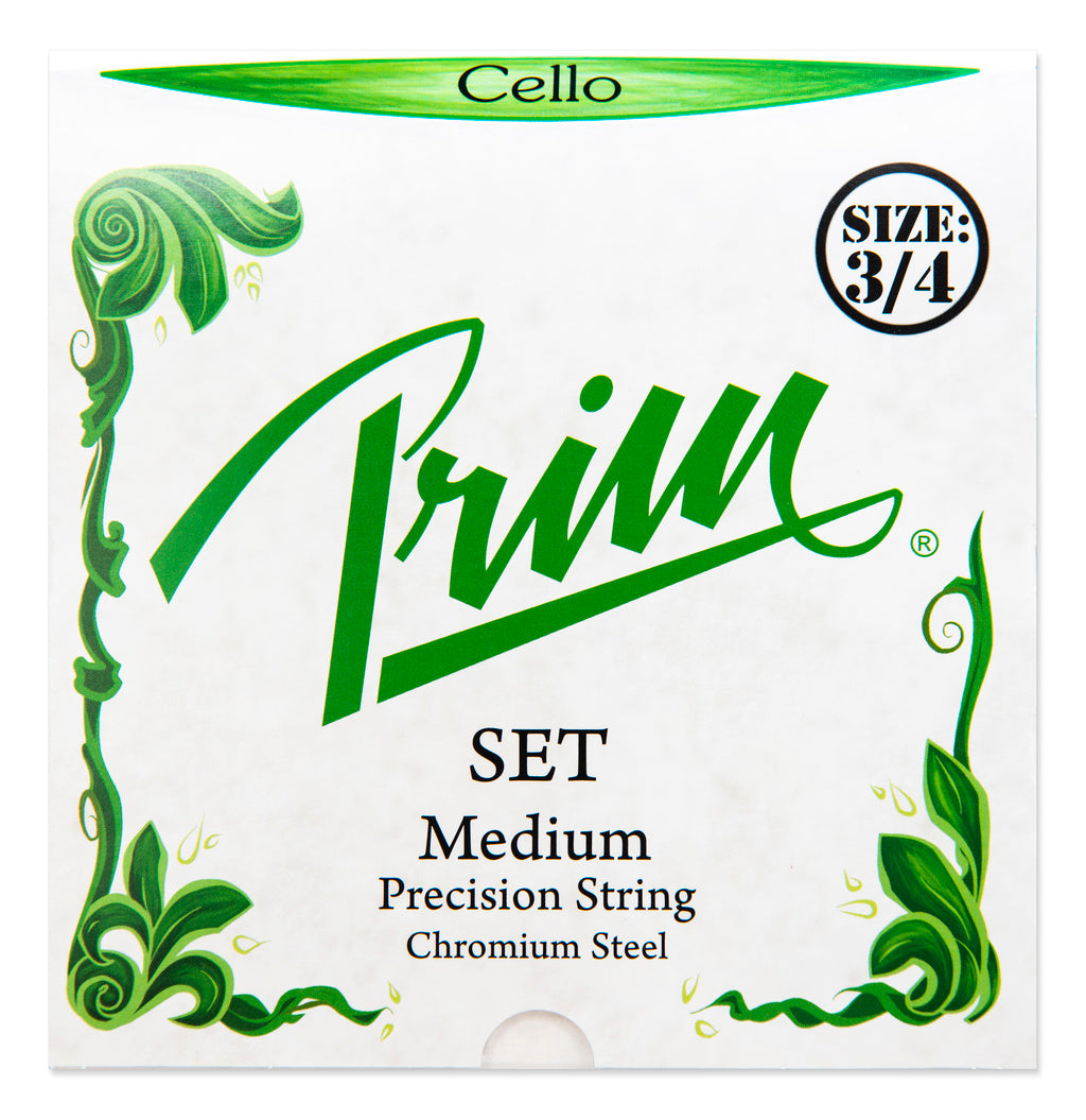 Prim Cello Strings 3/4 Medium Tension Set