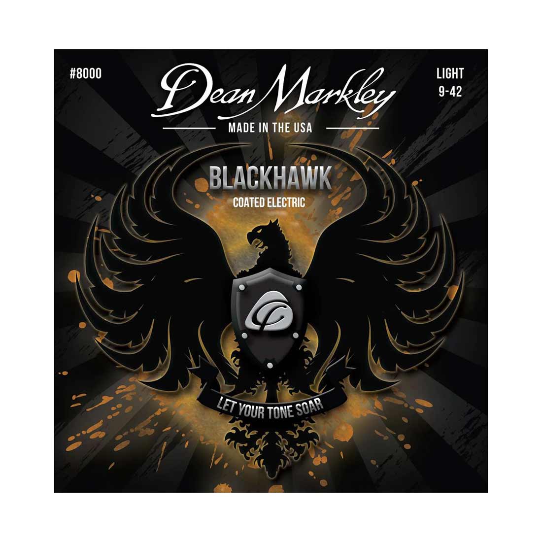 Dean Markley Blackhawk Coated Light Electric Guitar Strings 9-42