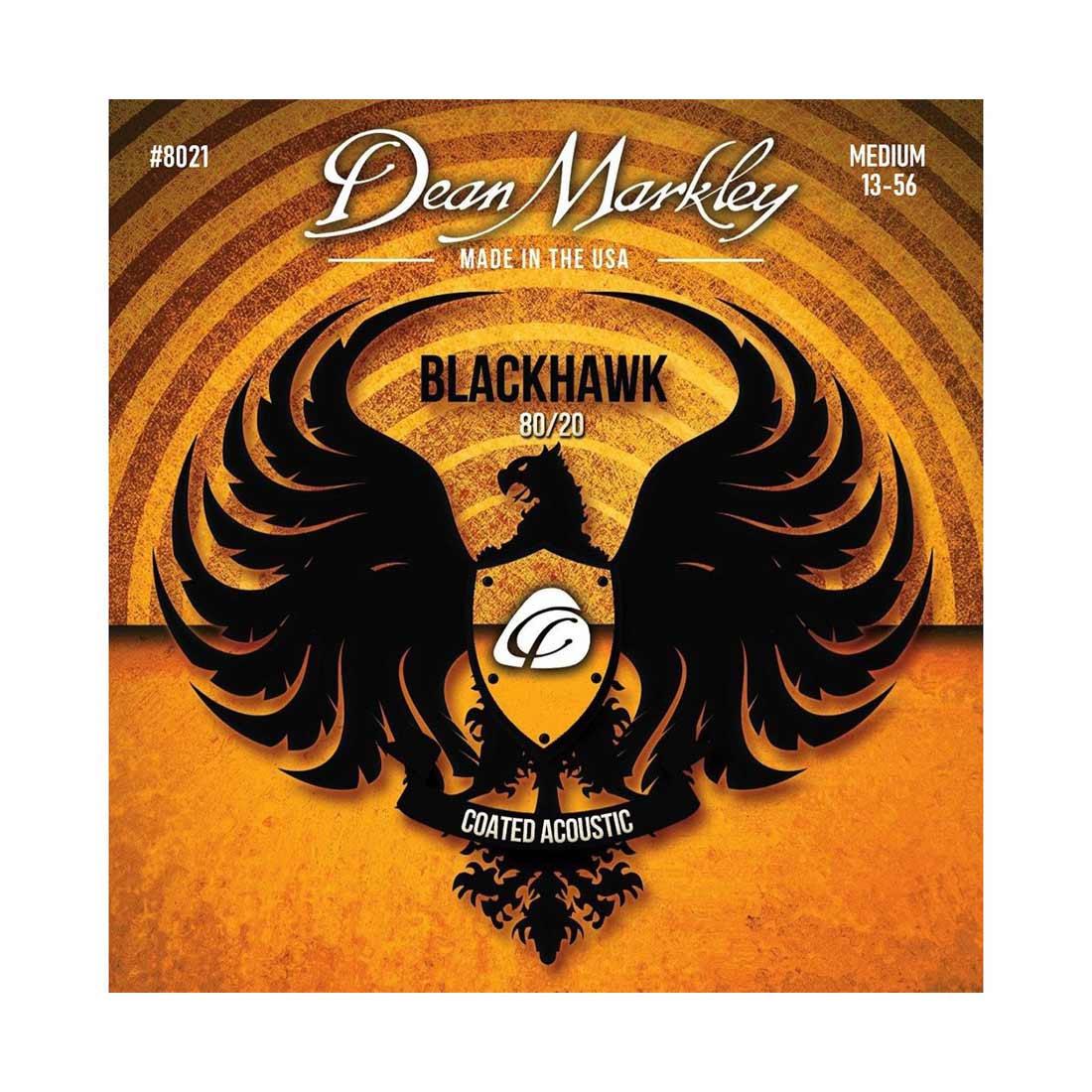 Dean Markley Blackhawk Coated Acoustic 80/20 Medium Strings 13-56