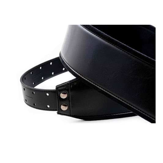 Right On Straps GROOVE Charm 80 Black Guitar Strap