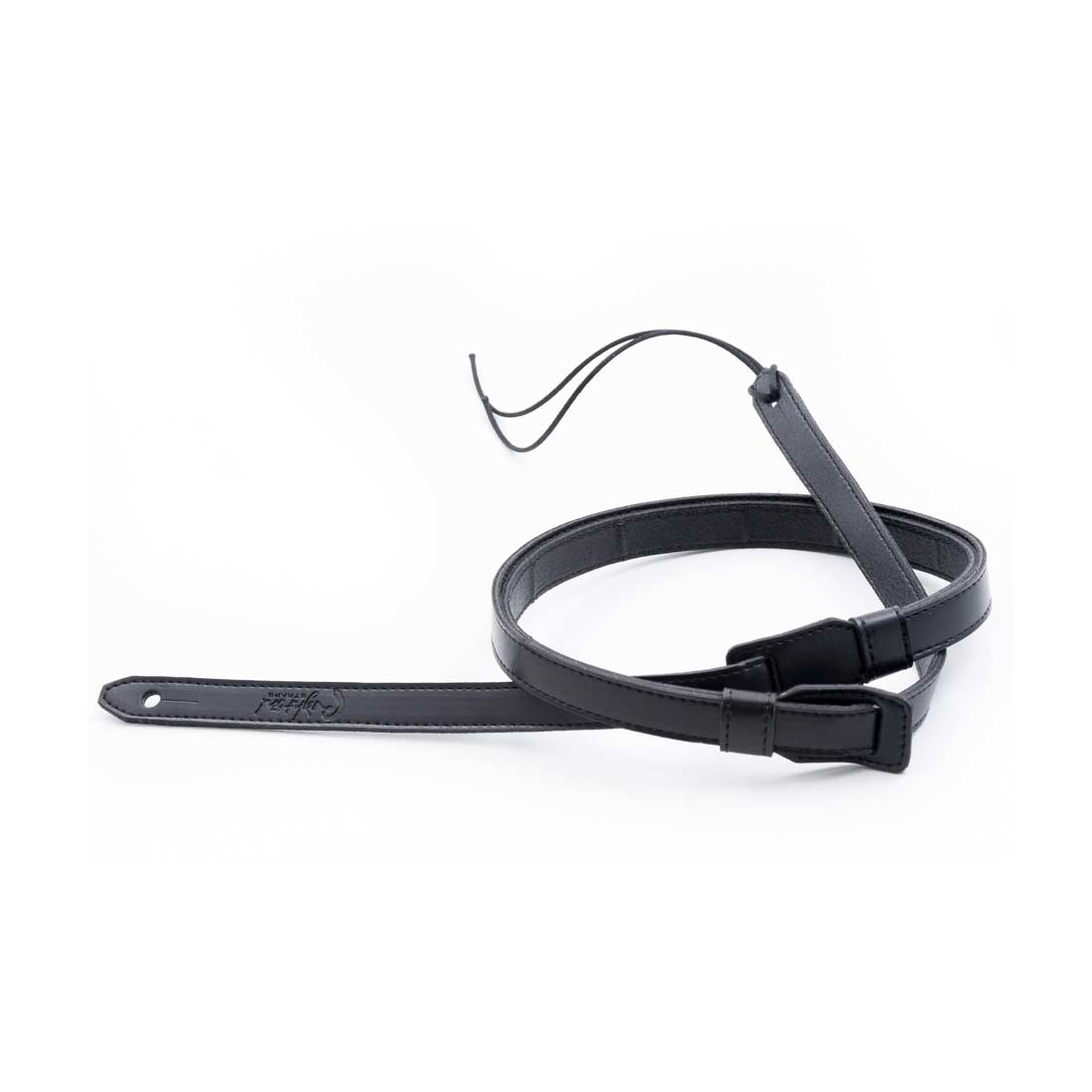 Right On Straps HOOK Uke-Mandoline Classic Black Strap