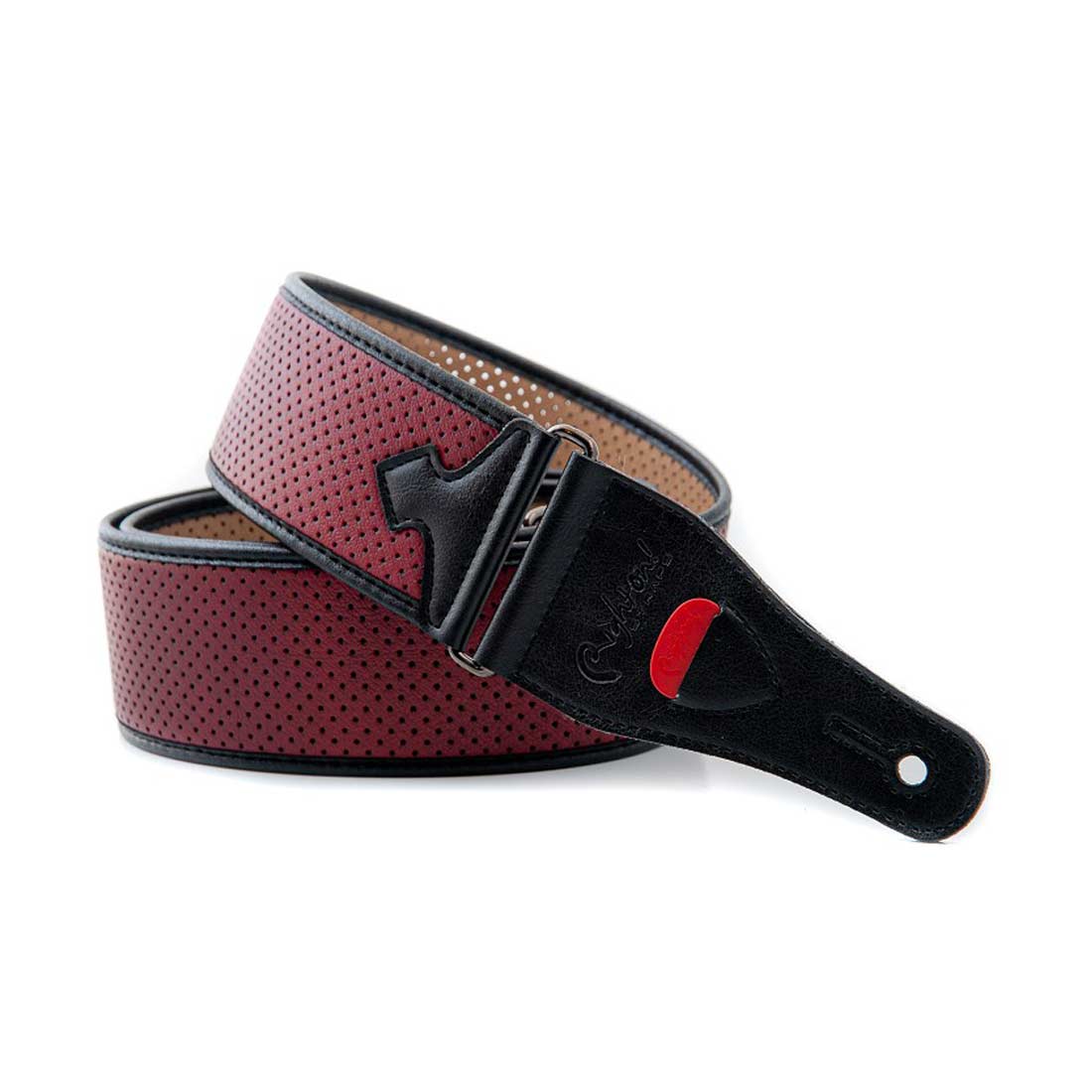 Right On Straps TALISMAN Monte-Carlo Red Guitar Strap
