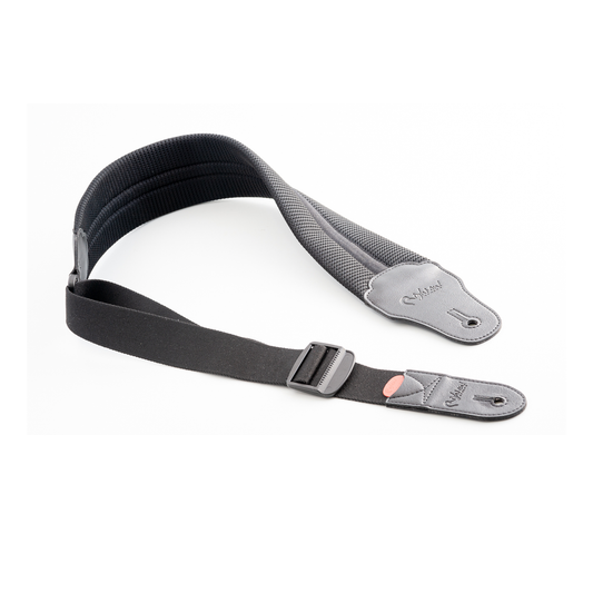 Right On Straps GROOVE Breathe 80 Black Guitar Strap