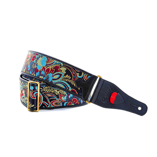 Right On Straps TALISMAN BEPPU II Teal Guitar Strap