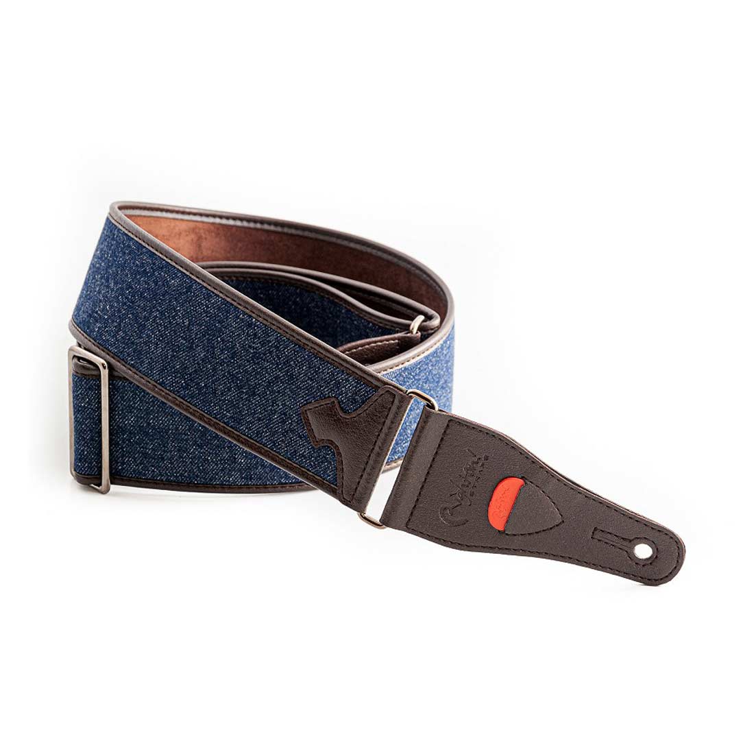 Right On Straps TALISMAN DENIM Blue Guitar Strap