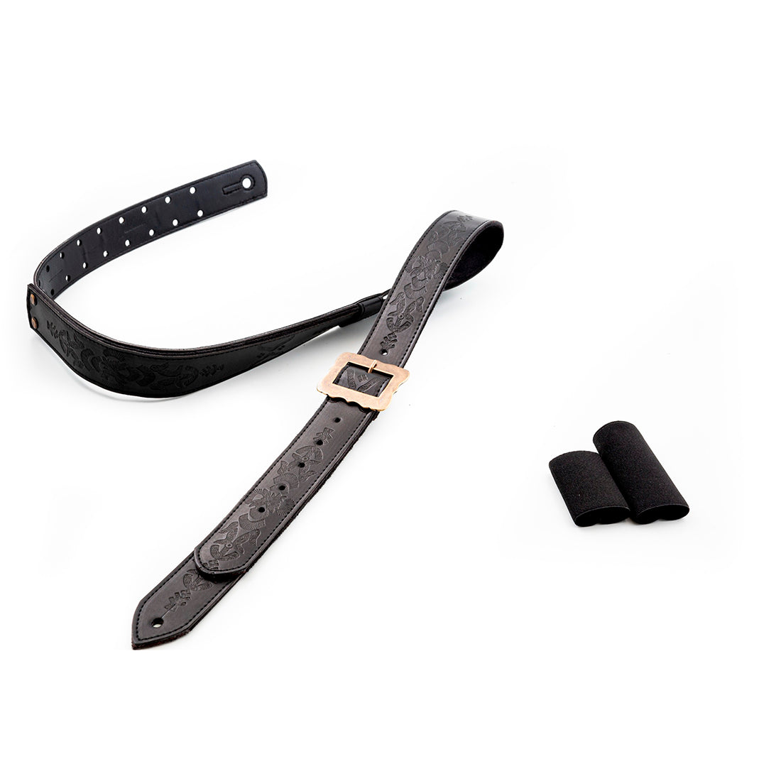 Right On Straps LEGEND BM BOHEMIAN VEGAN Black Guitar Strap