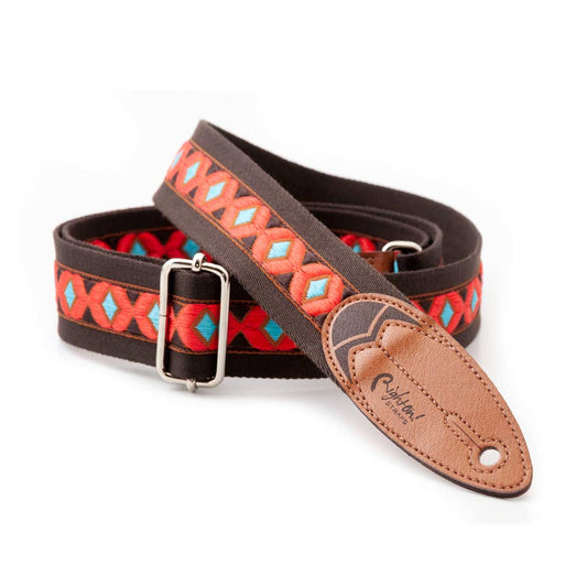 Right On Straps ROADRUNNER Surf Shorey Brown Guitar Strap