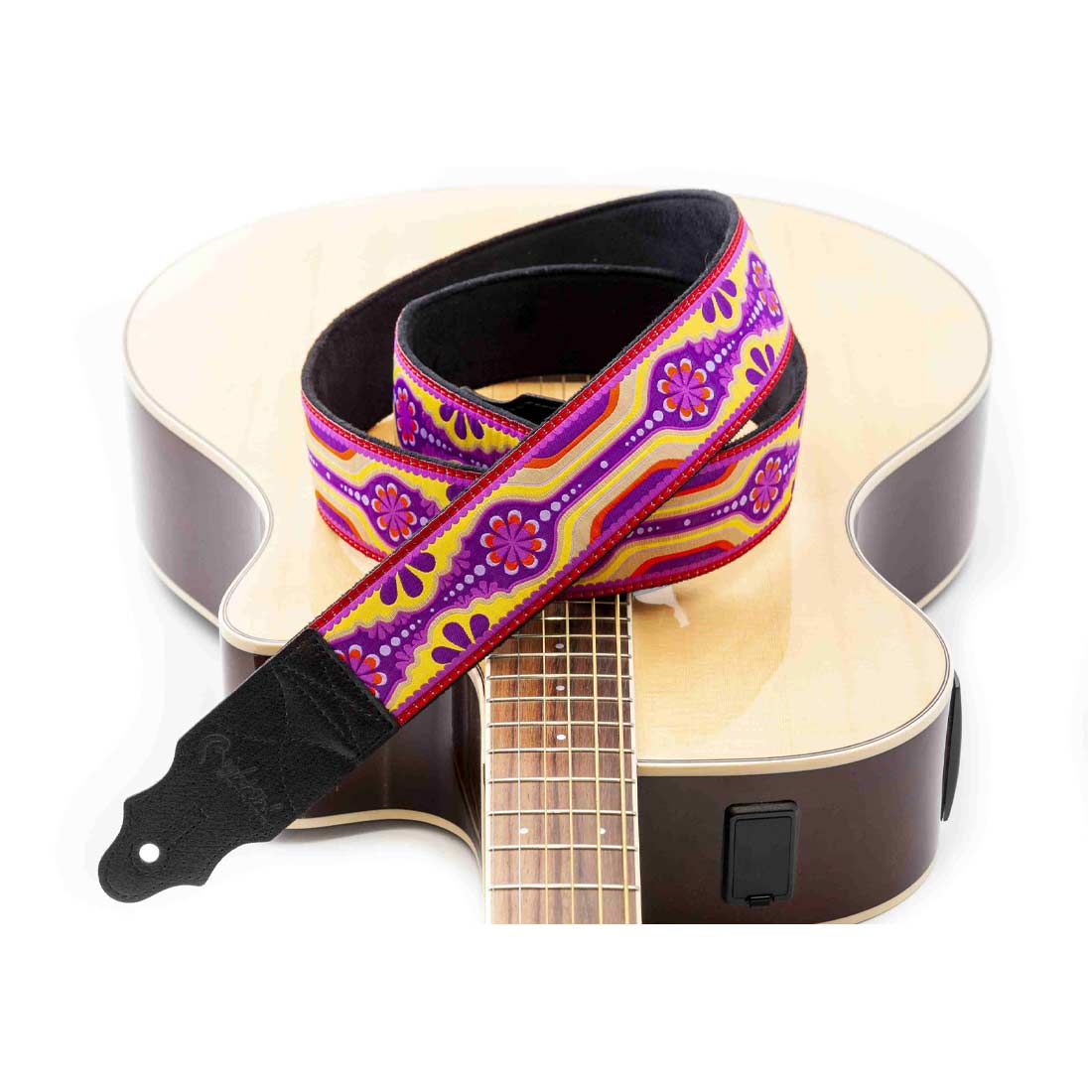 Right On Straps STANDARD PLUS Laurel Purple Guitar Strap