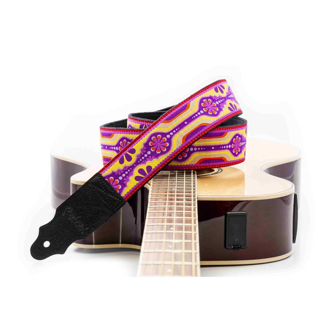 Right On Straps STANDARD PLUS Laurel Purple Guitar Strap