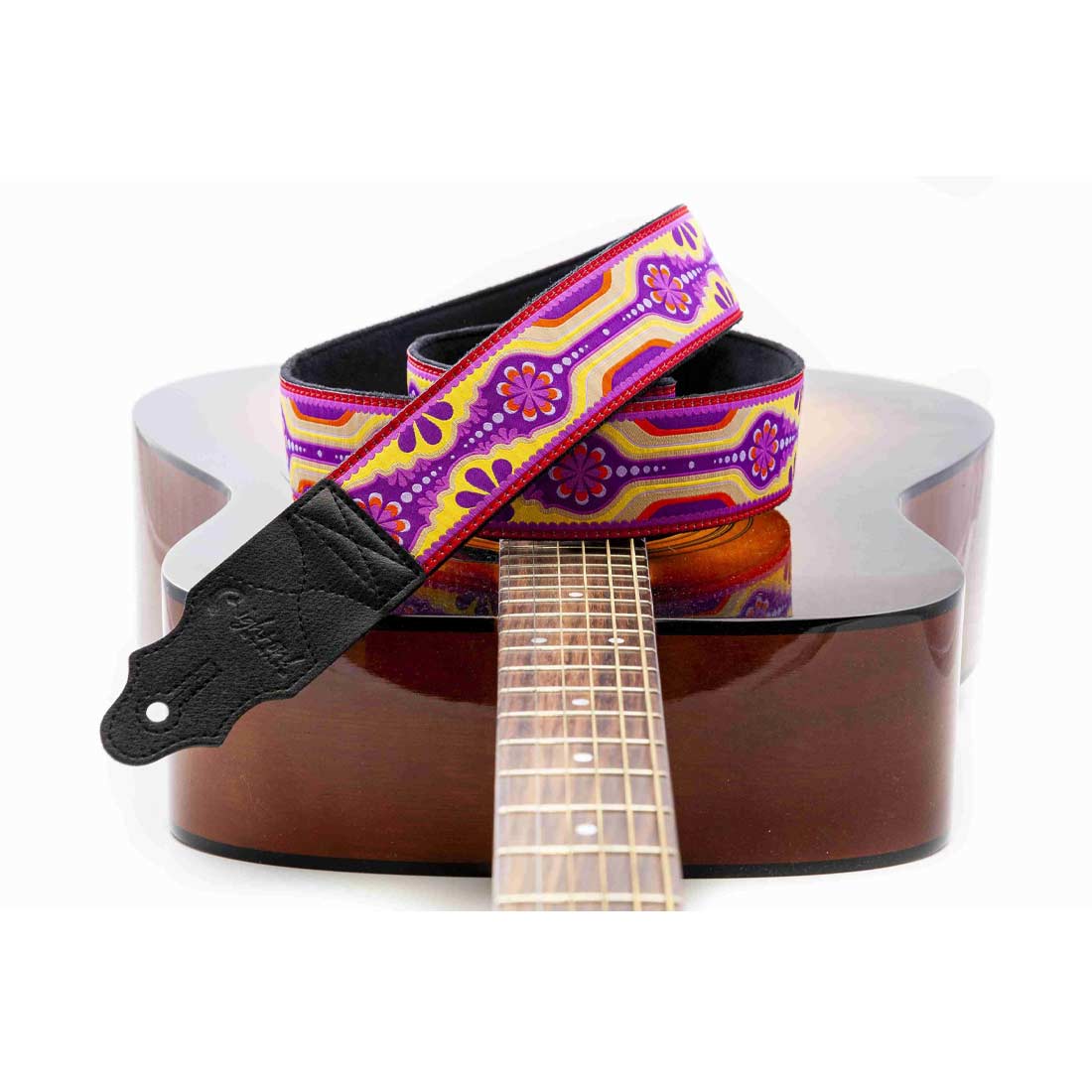 Right On Straps STANDARD PLUS Laurel Purple Guitar Strap