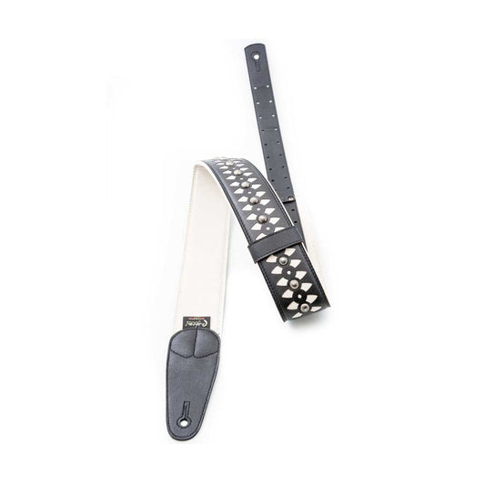 Right On Straps Armour White Guitar Strap