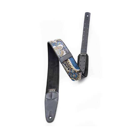 Right On Straps HOKKAIDO Black Guitar Strap