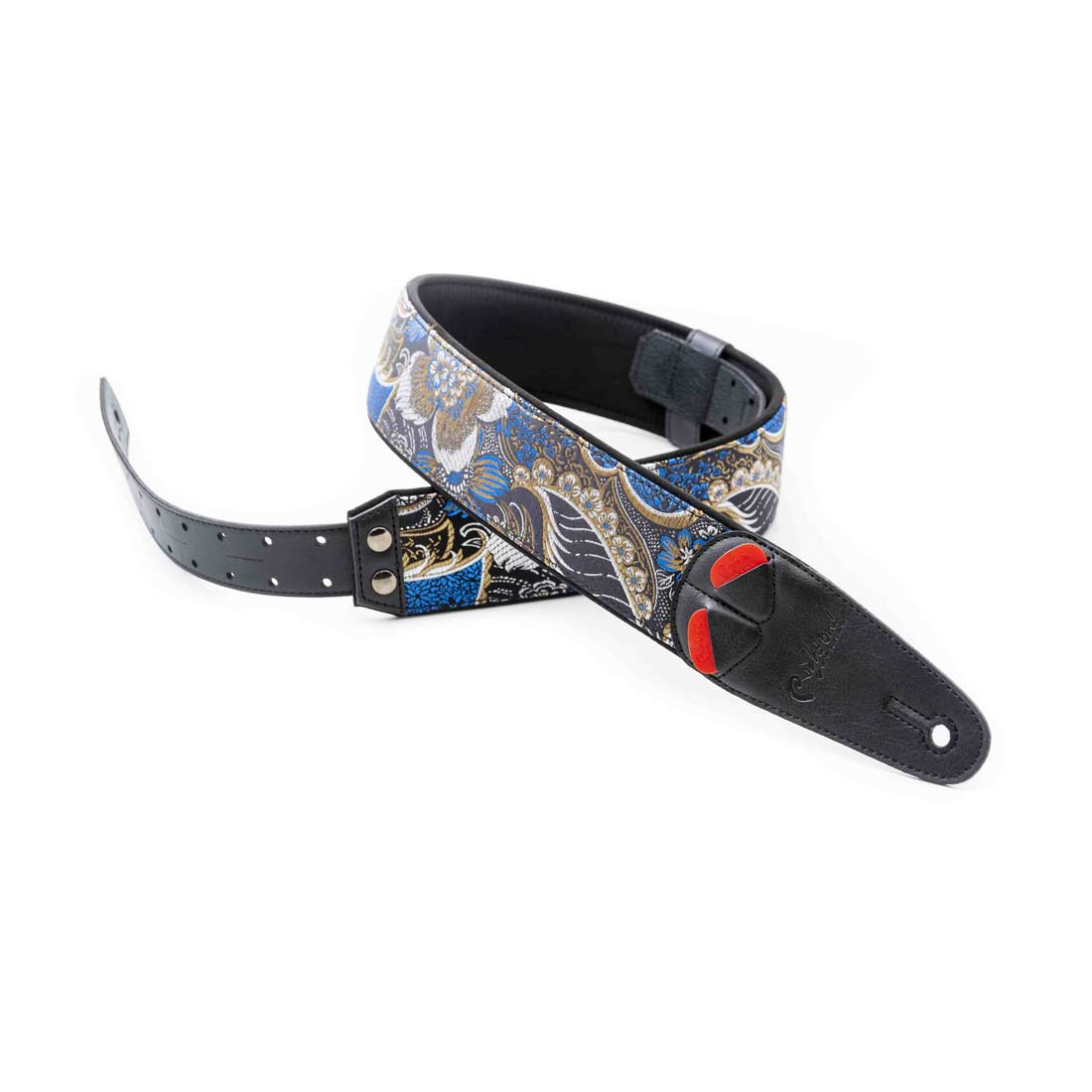 Right On Straps HOKKAIDO Black Guitar Strap