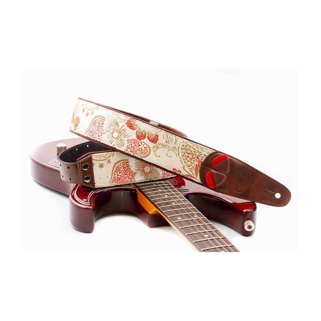Right On Straps HOKKAIDO Beige Guitar Strap