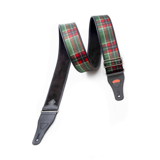 Right On Straps TALISMAN TARTAN Green Guitar Strap