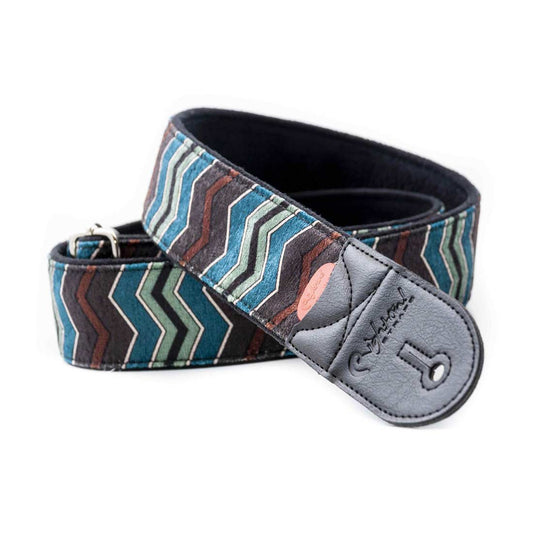 Right On Straps ZIGGY Blue Guitar Strap