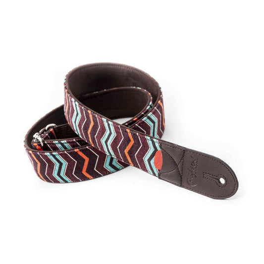 Right On Straps ZIGGY Teal Guitar Strap