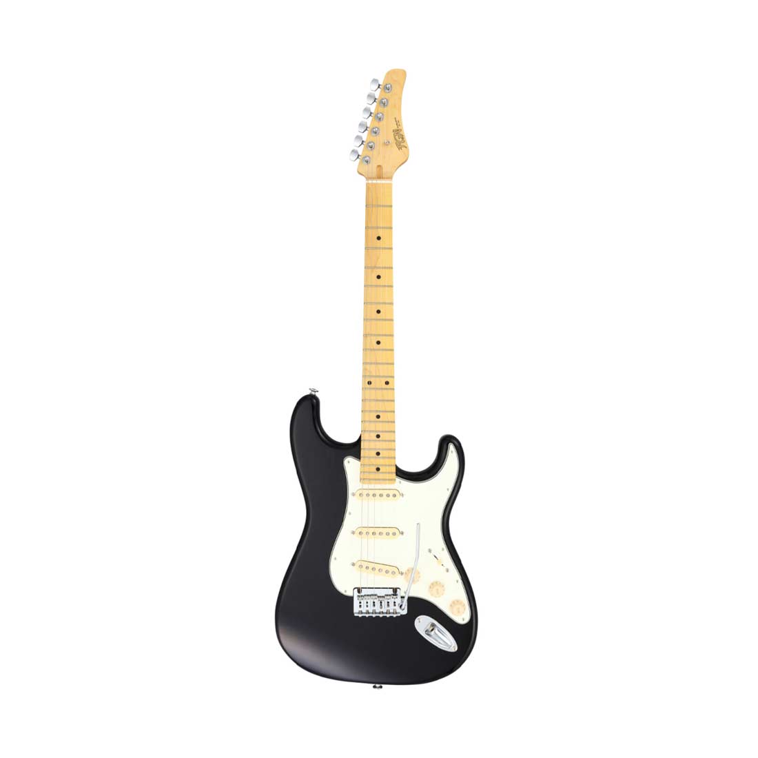 FGN BST-M/BK Boundary ST Black Electric Guitar Including Gig Bag