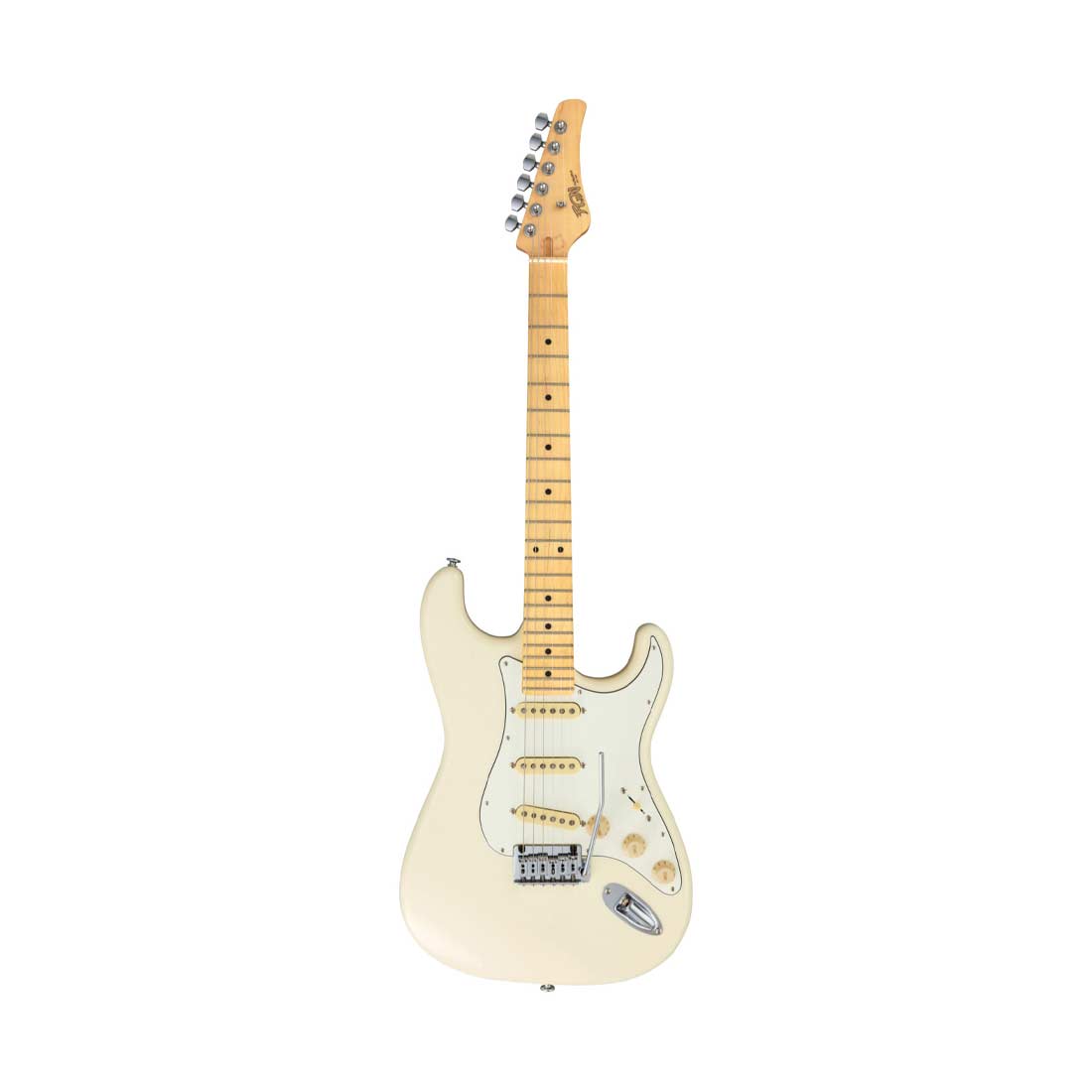 FGN BST-M/OLW Boundary ST Olympic White Electric Guitar Including Gig Bag