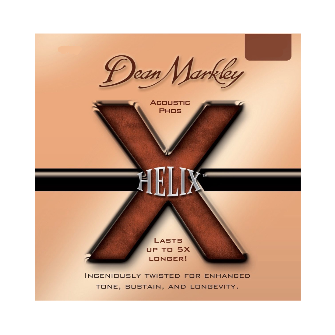 Dean Markley 2087 HELIX Phosphor Bronze Acoustic Guitar Strings Set Custom Light 12-53