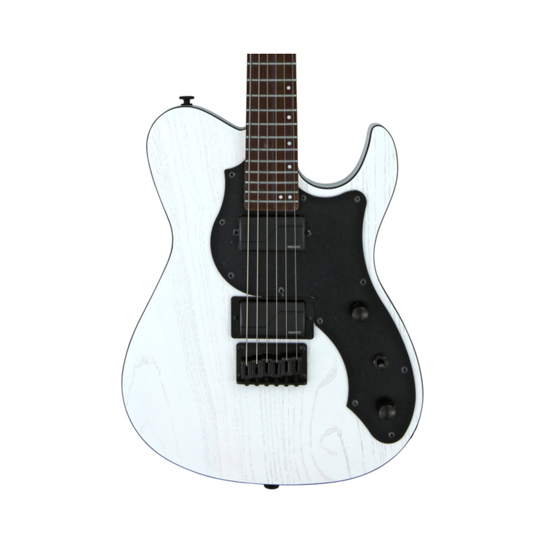 FGN JIL2-ASH-DE664-R/OPW Open Pore White Electric Guitar Including Gig Bag