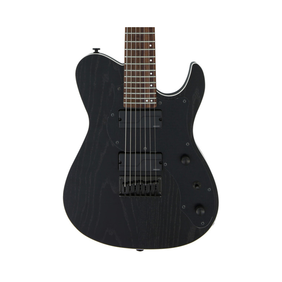 FGN JIL72-ASH-DE-R/OPB Iliad Open Pore Black 7-String Electric Guitar Including Gig Bag
