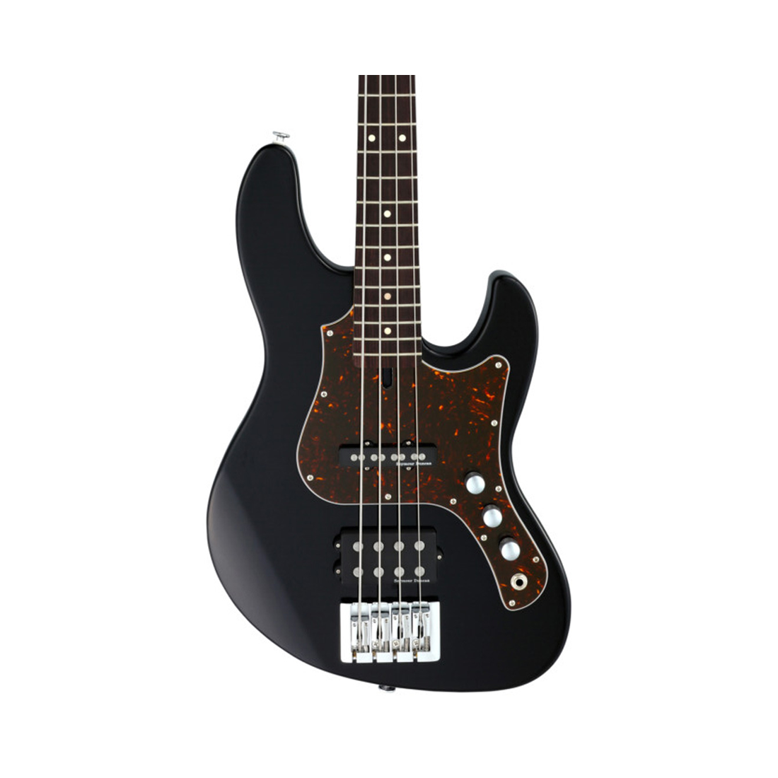 FGN JMJ2ALR/BK J-Standard Mighty Jazz Black Bass Guitar Including Gig Bag
