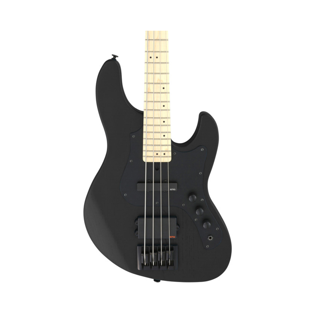 FGN JMJ2-ASH-DE-M/OPB J-Standard Mighty Jazz Open Pore Black Bass Guitar Including Gig Bag