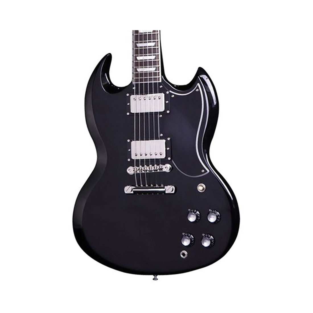 FGN NCDC-10R/BK Neo Classic DC Black Electric Guitar Including Gig Bag