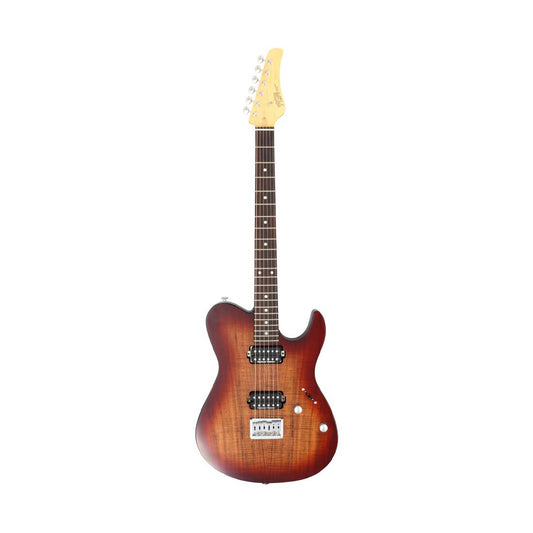 FGN JIL2-DU-EW2-R/KNB Iliad Koa Natural Burst Electric Guitar Including Gig Bag