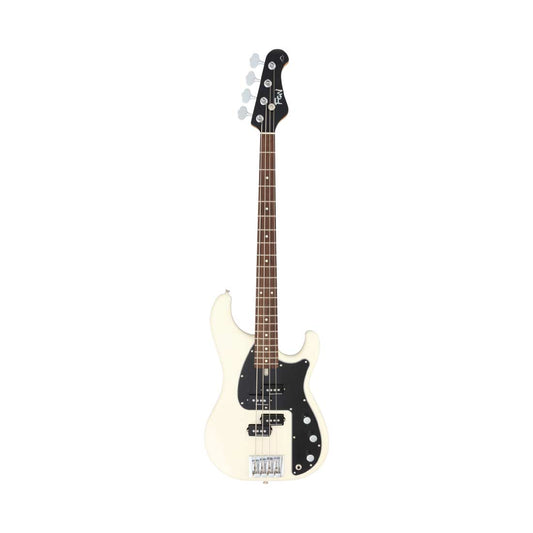 FGN JMP2-AL-R/VWH J-Standard Mighty Power Vintage White Bass Guitar Including Gig Bag