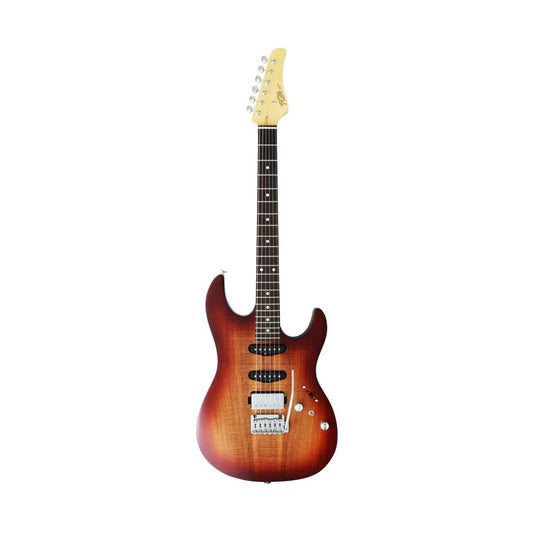 FGN JOS2-DU-EW2-R/KNB Odyssey Koa Natural Burst Electric Guitar with Gig Bag