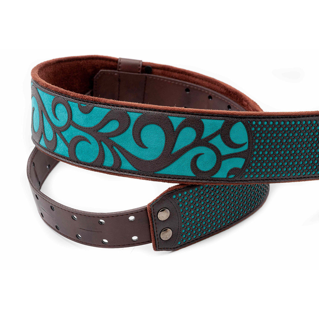 Right On Straps MOJO Nashville Teal Guitar Strap