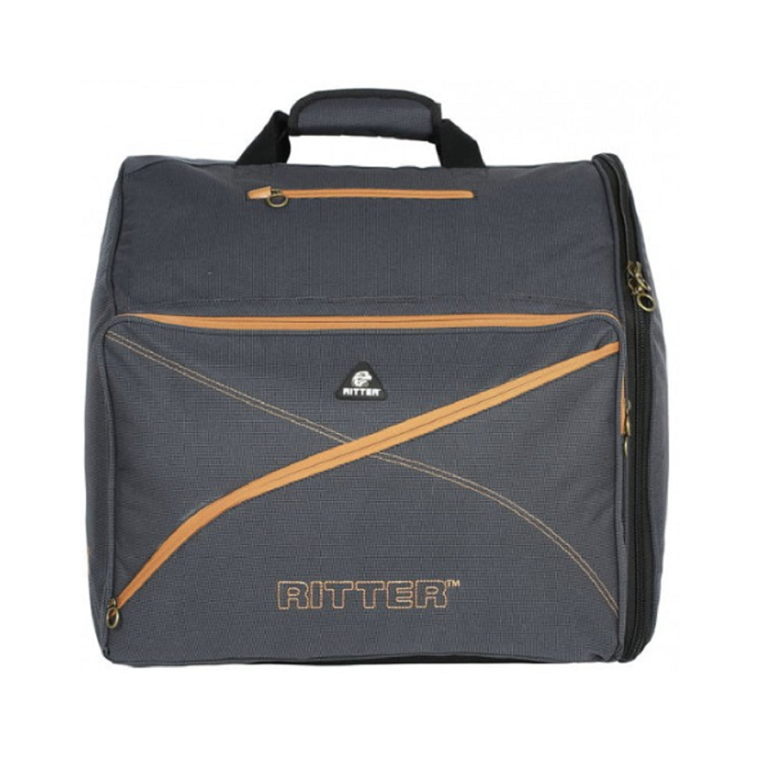 Ritter RACS7-D/MGB Misty Grey - Leather Brown Diatonic Accordion Bag