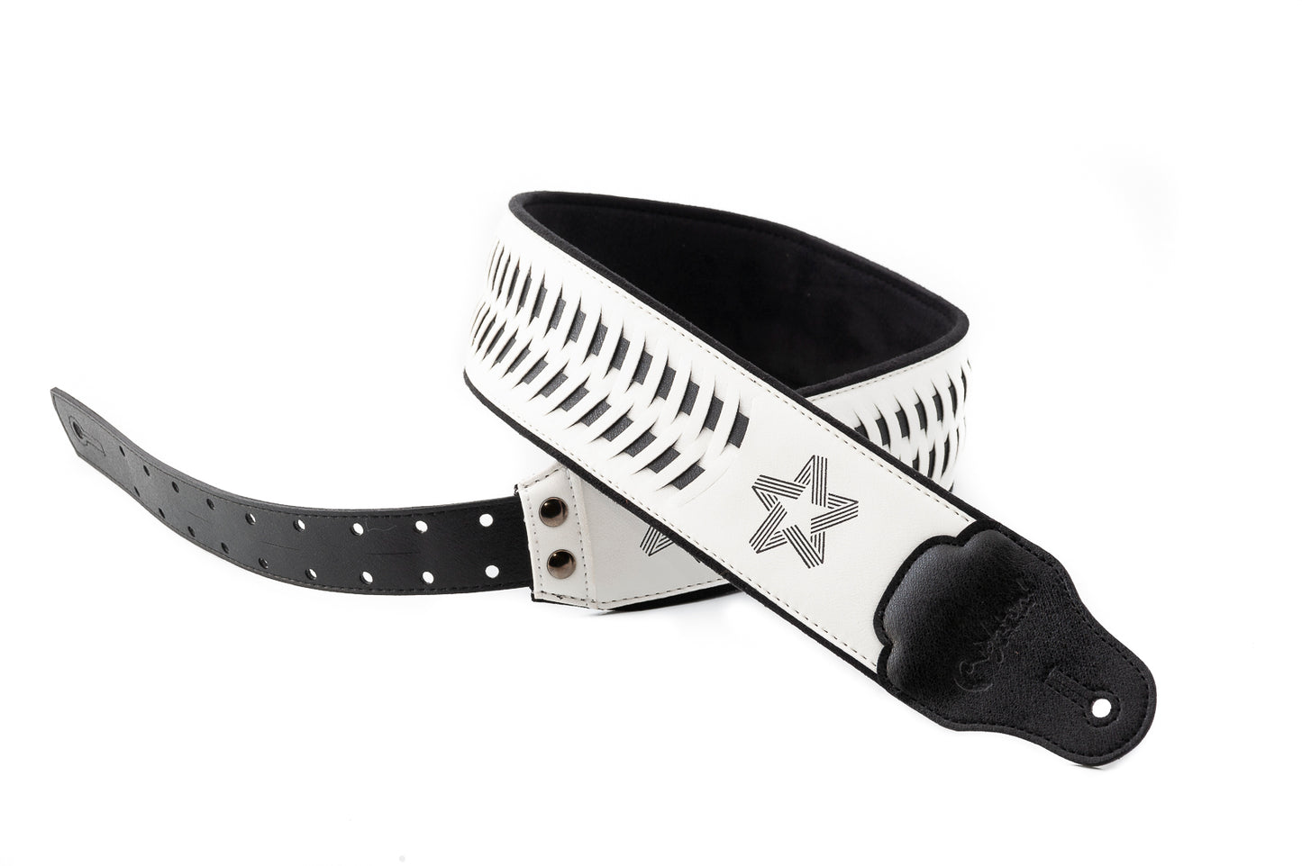 Right On Straps SIGNATURE Paul Turner White Guitar Strap