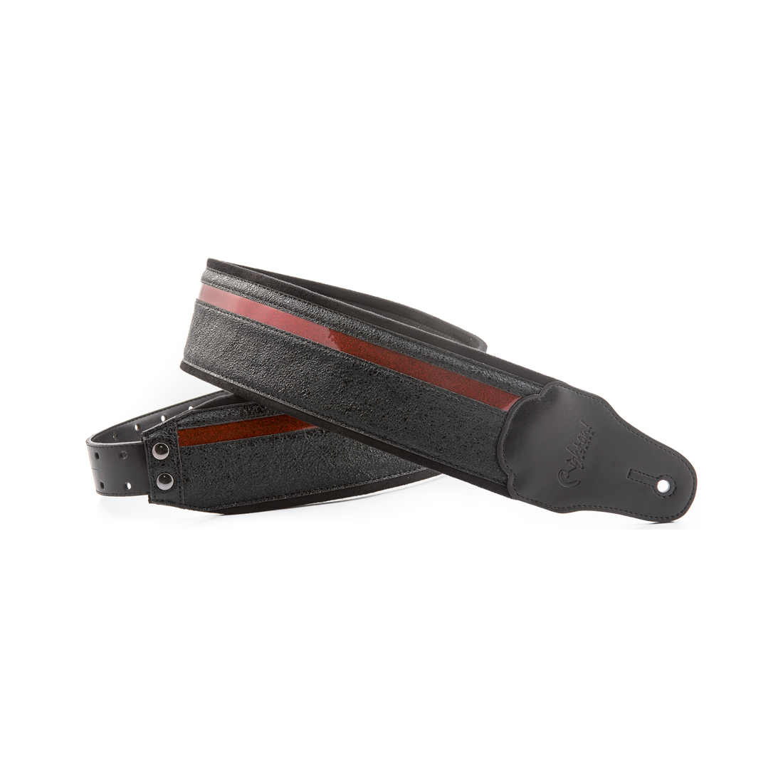 Right On Straps BASSMAN B-Meteor Red Guitar Strap