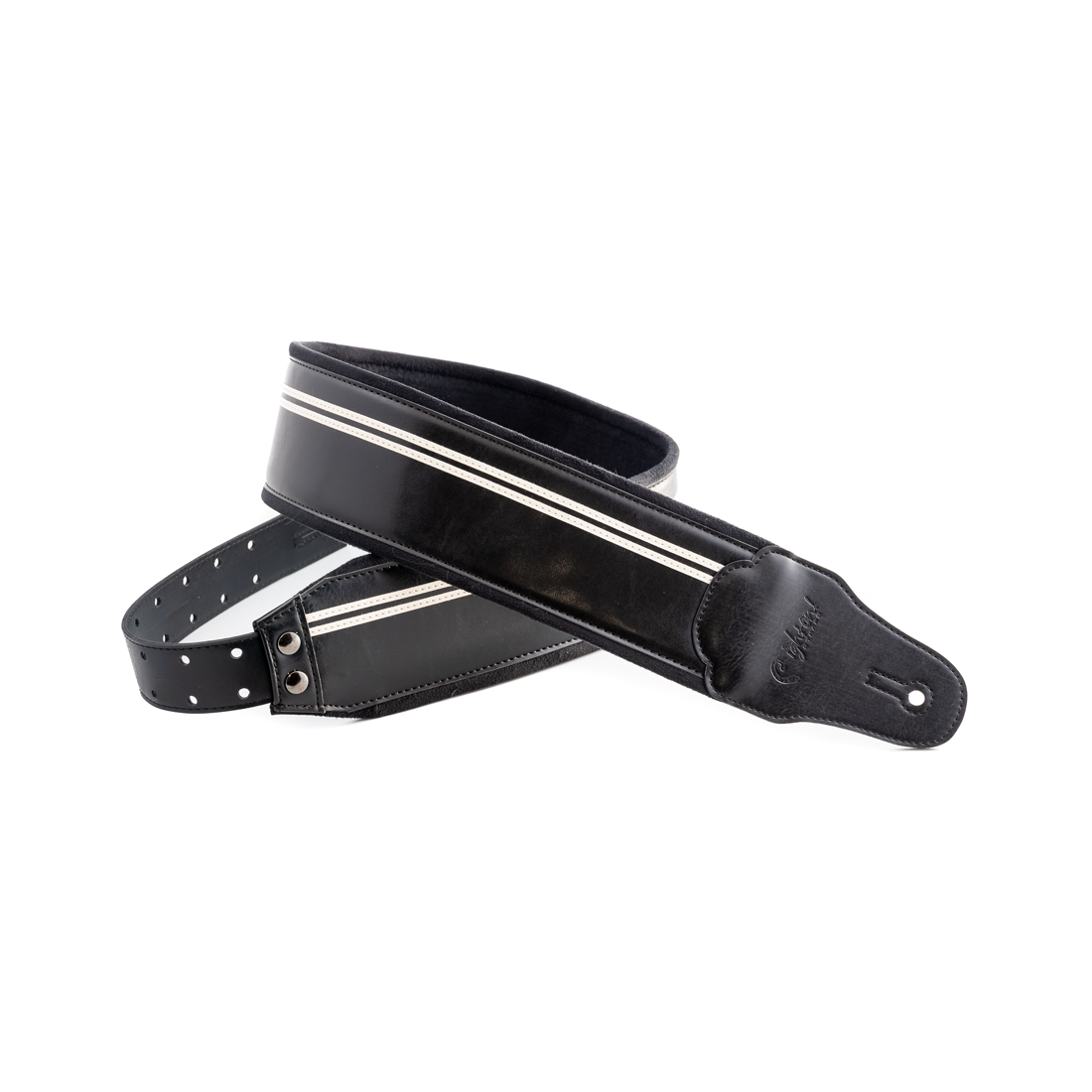 Right On Straps GROOVE Race 80 Black Guitar Strap