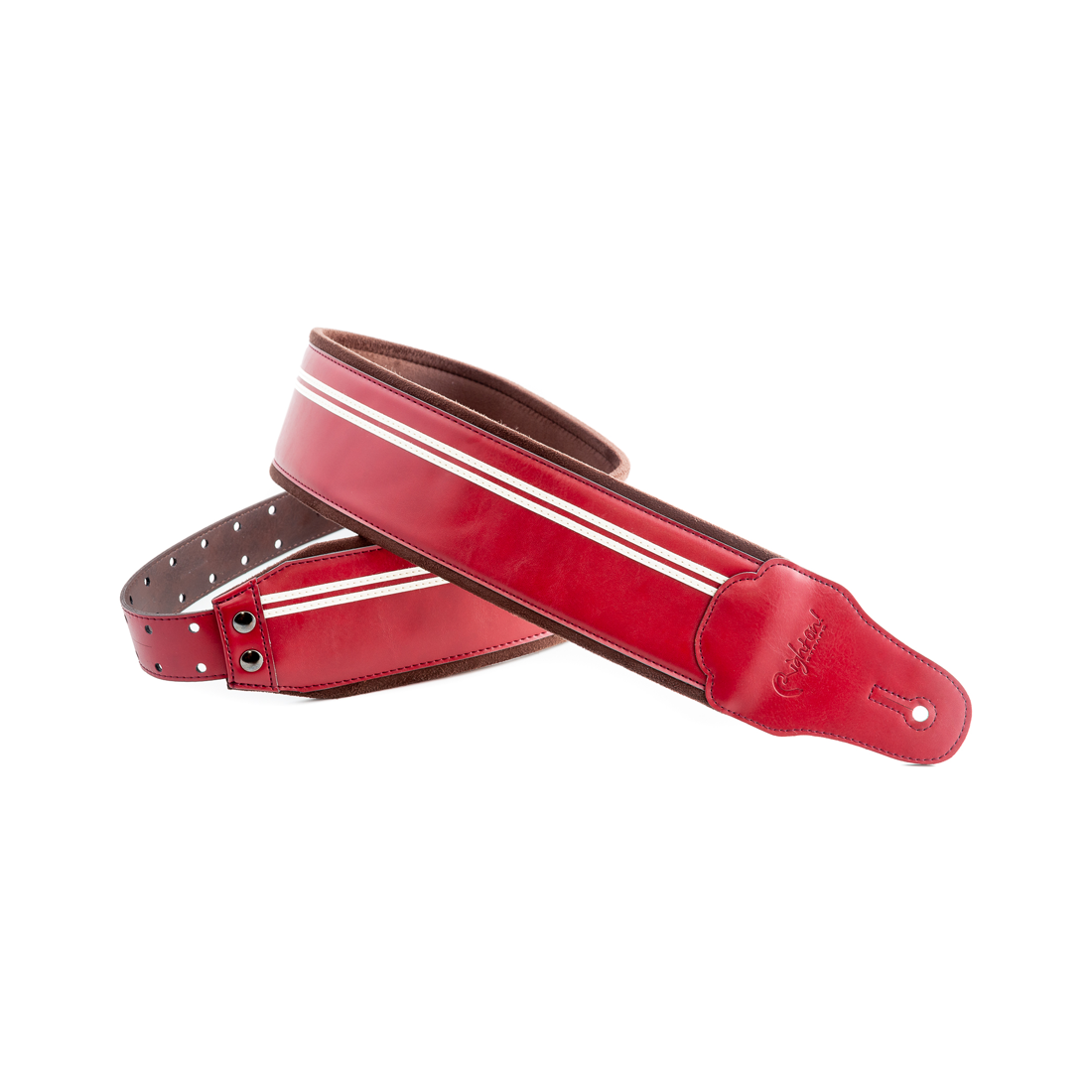 Right On Straps GROOVE Race 80 Red Guitar Strap