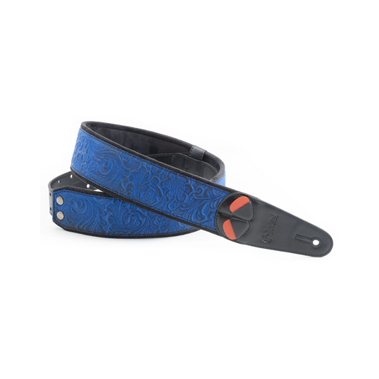 Right On Straps MOJO Sandokan Blue Guitar Strap