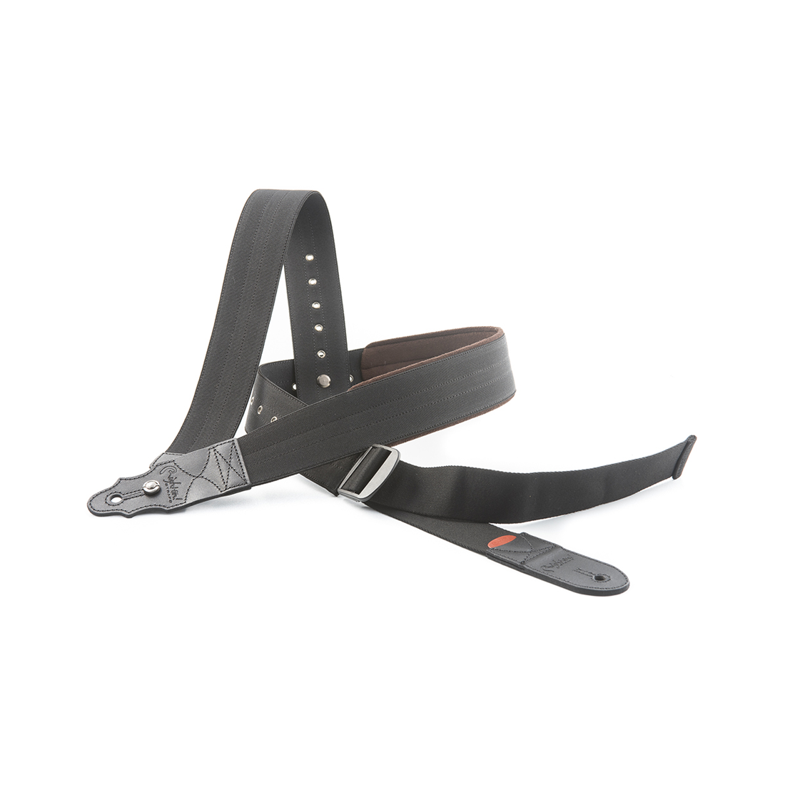Right On Straps SPECIAL Dual-Strap Black Guitar Strap