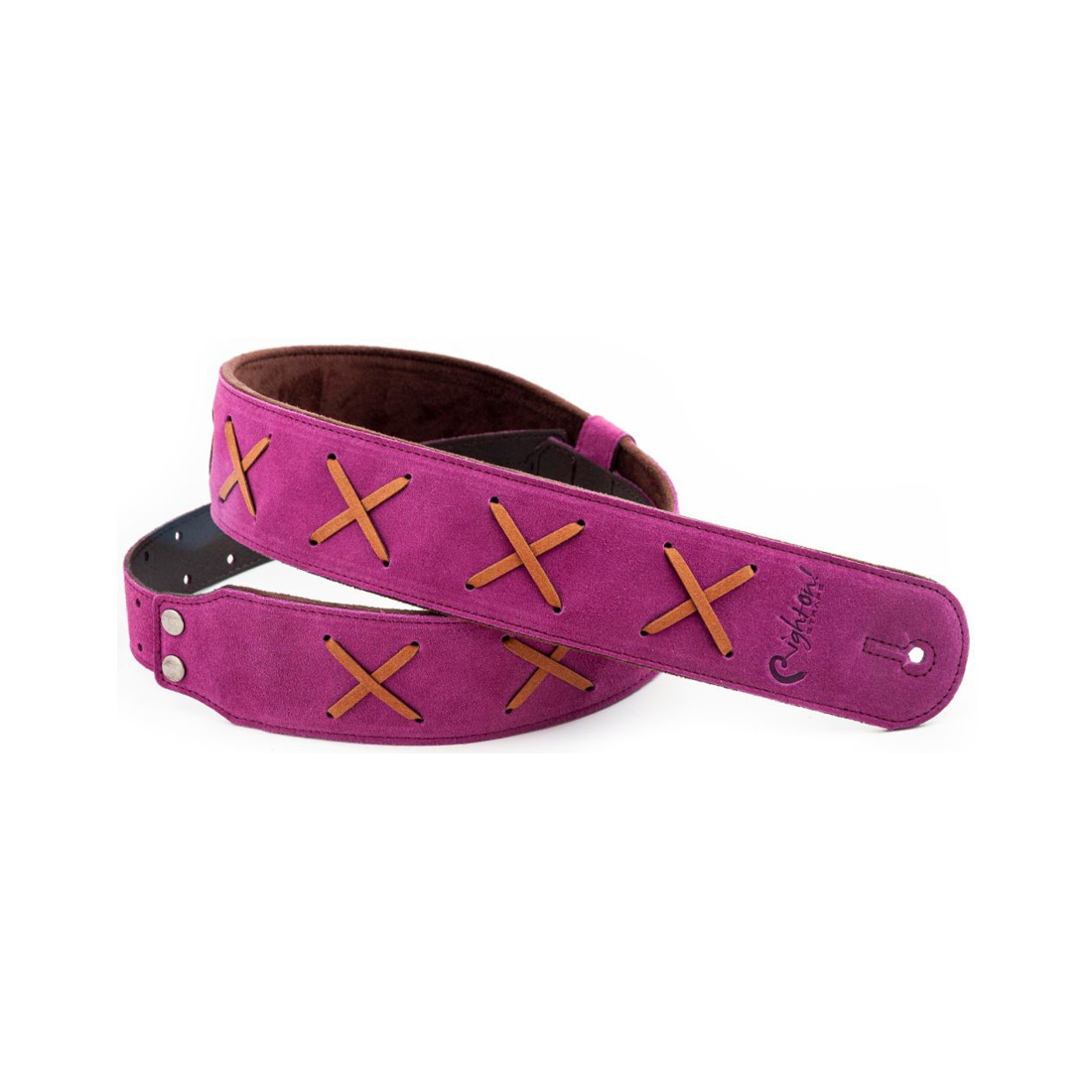 Right On Straps LEGEND D.G Purple Gilmour Guitar Strap