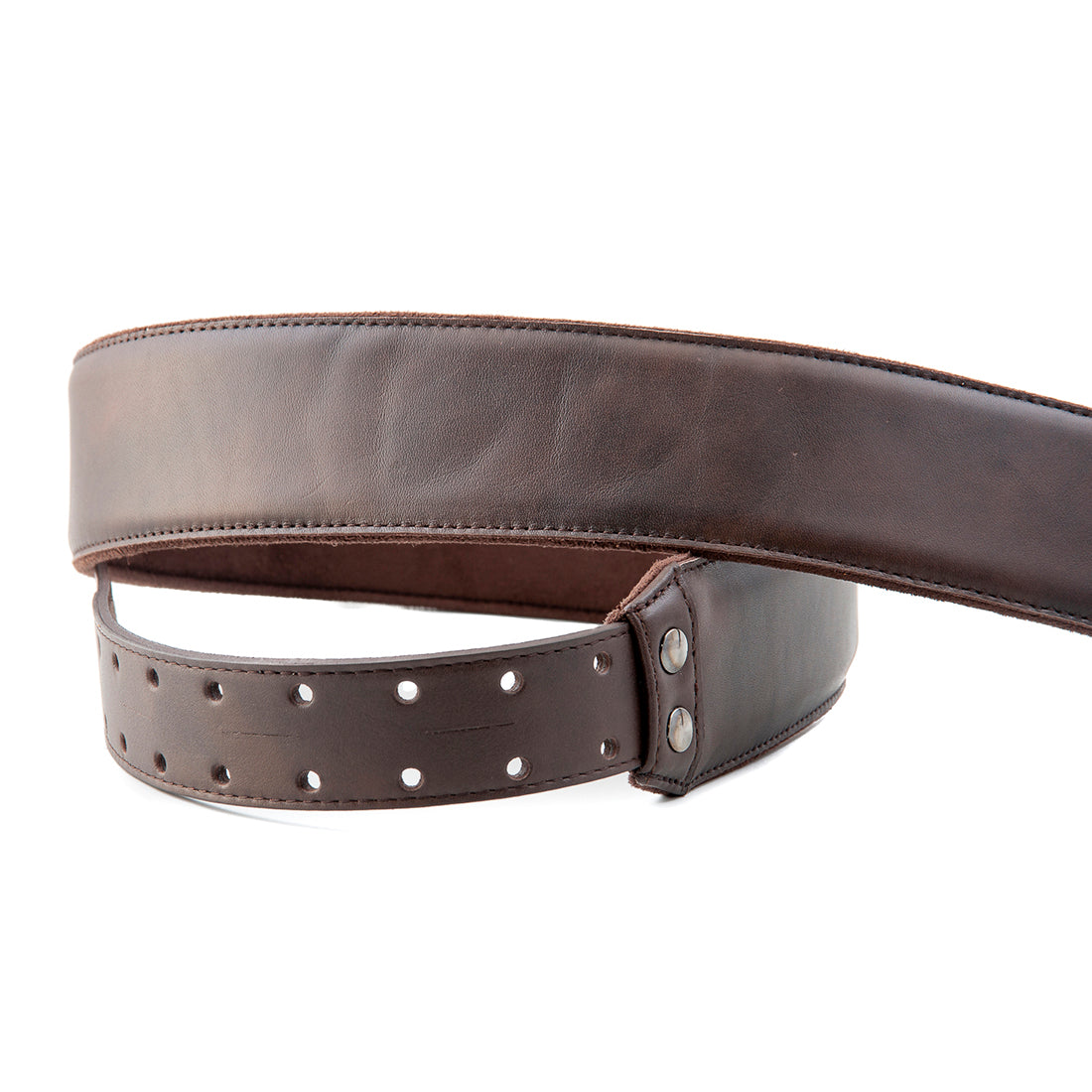 Right On Straps LEATHERCRAFT Vintage Brown Guitar Strap