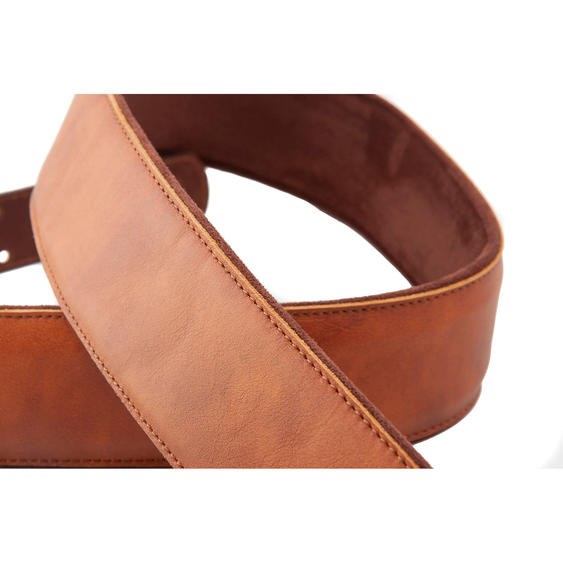 Right On Straps LEATHERCRAFT Vintage Woody Guitar Strap