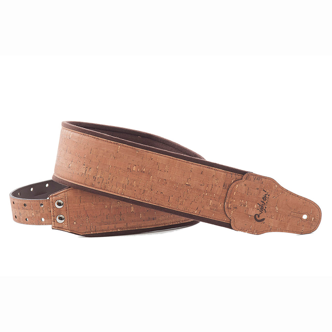Right On Straps BASSMAN B-Cork Brown Guitar Strap