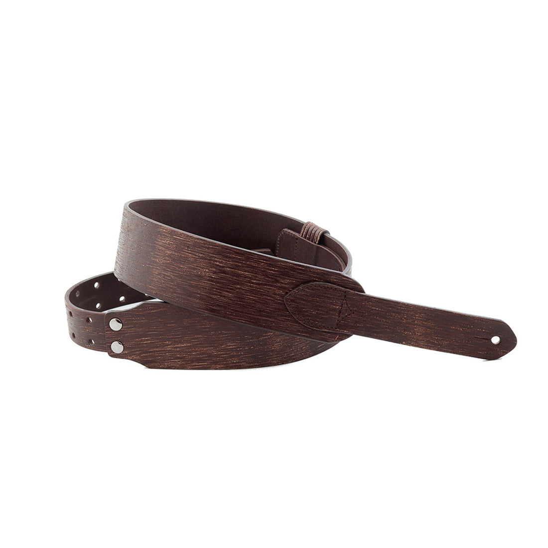 Right On Straps WILD Distressed Brown Guitar Strap