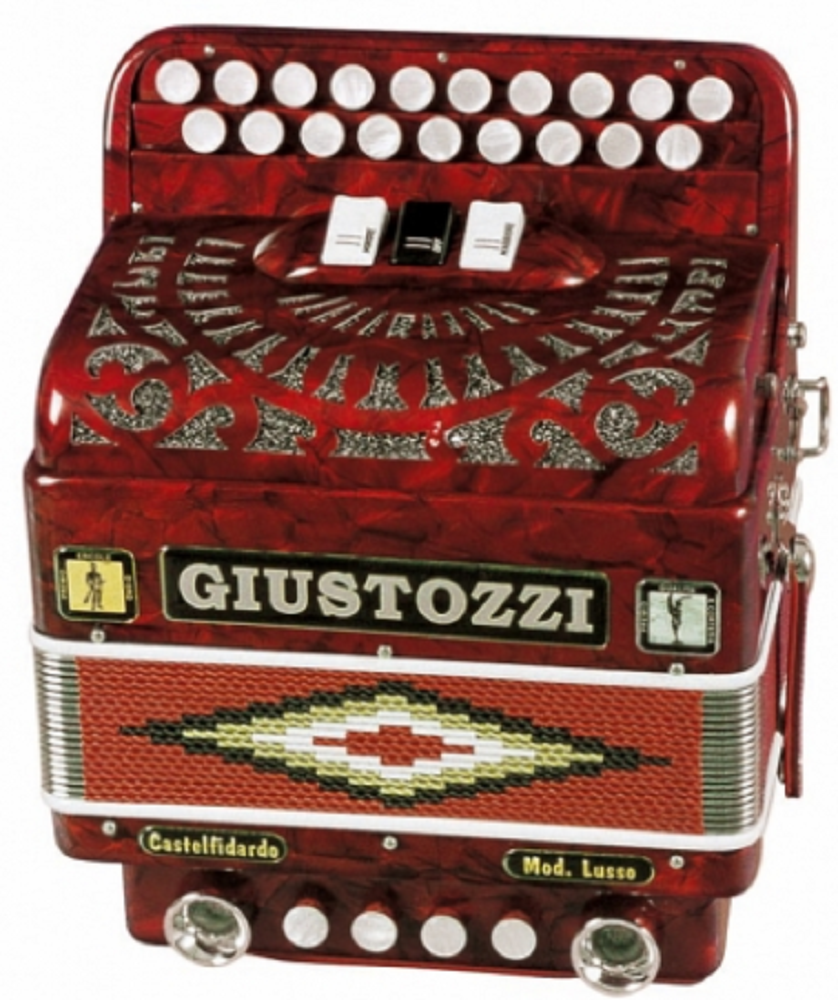 Giustozzi Diatonic 4 Bass Major and Minor Accordion