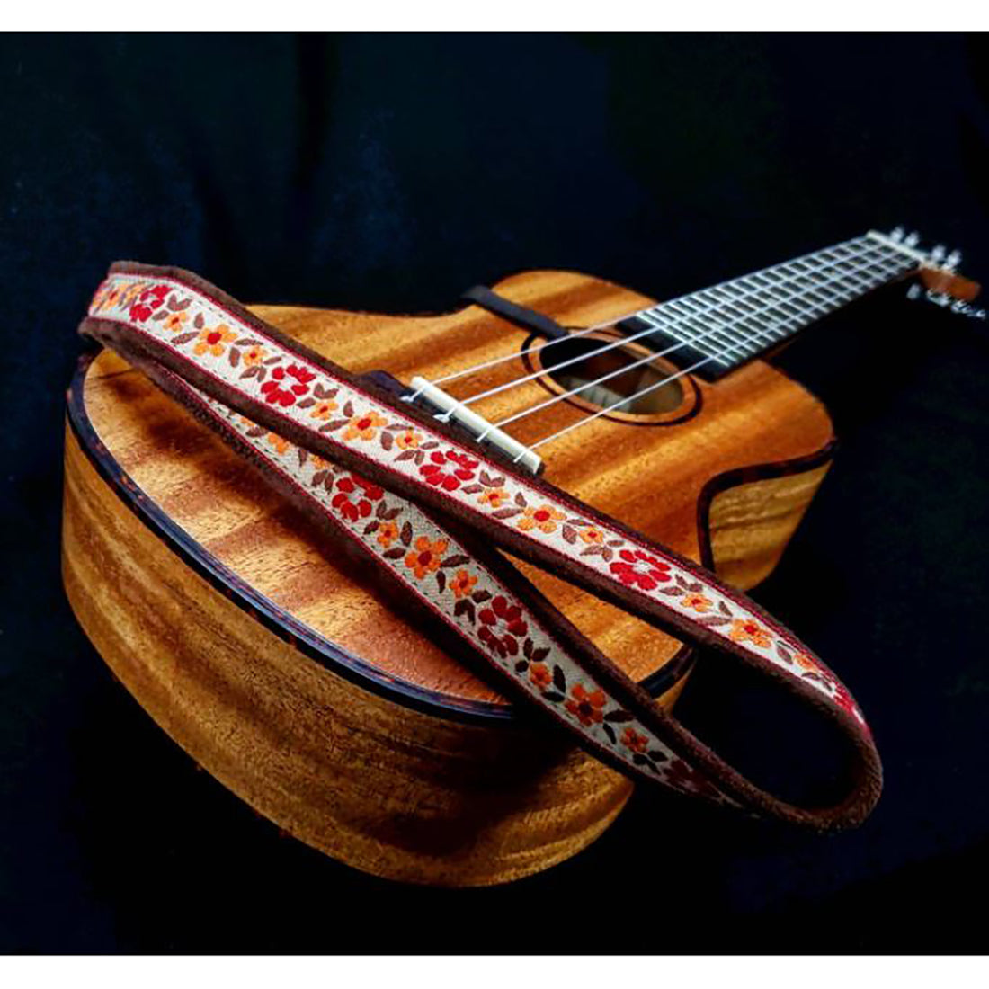 Right On Straps UKE-MANDOLINE Uke-H Lei UnicStrap