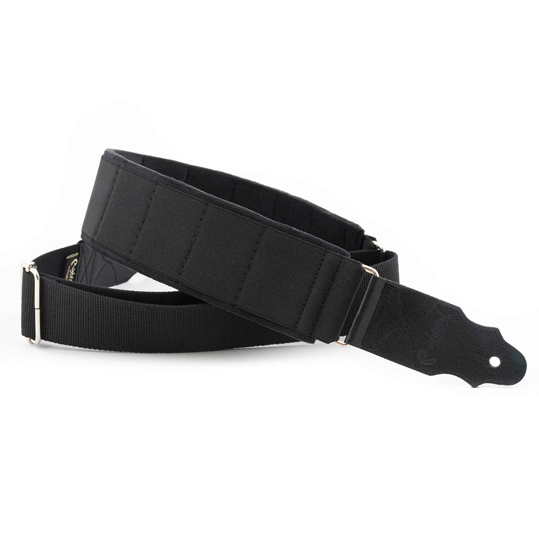 Right On Straps SPECIAL Elastic Black Guitar Straps