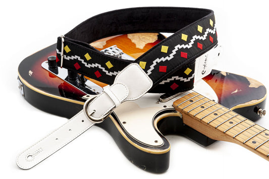 Right On Straps LEGEND Get Back Black Guitar Strap